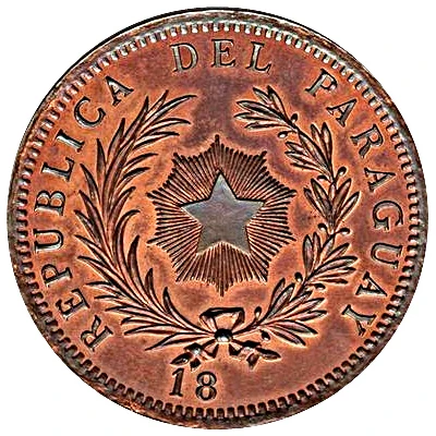 1 Peso 18XX (Copper Pattern) ND front