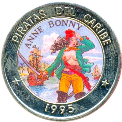 1 Peso Anne Bonny back