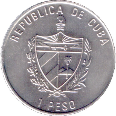 1 Peso Bolivar and Marti front