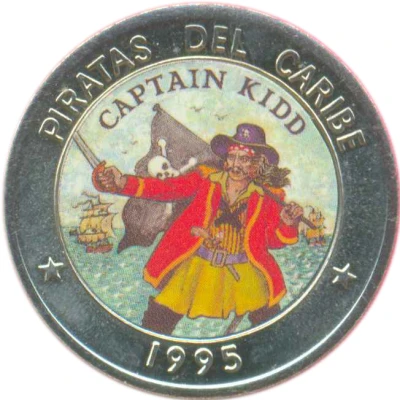 1 Peso Captain Kidd back