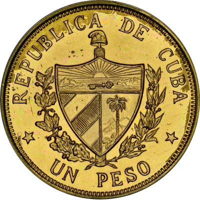 1 Peso Carlos Manuel de Céspedes; Pattern front