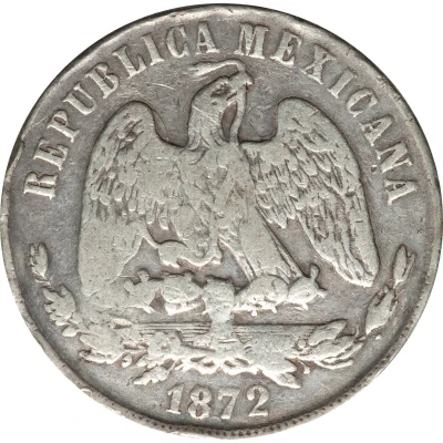 1 Peso Countermarked ND back