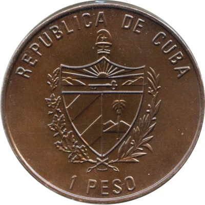 1 Peso Death of José Marti front