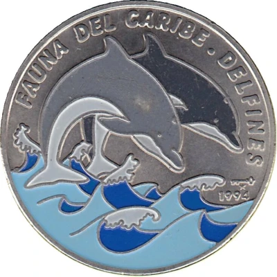 1 Peso Dolphins back