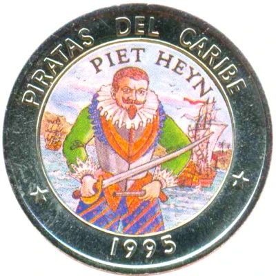 1 Peso Piet Heyn back