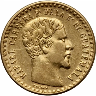 1 Peso Rafael Carrera front