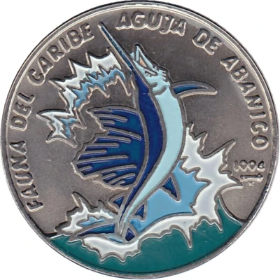 1 Peso Sailfish back