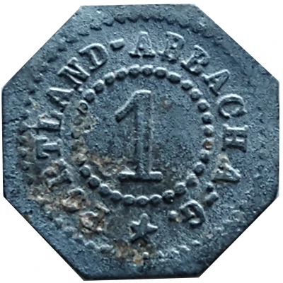 1 Pfennig - Abbach (Portland-Abbach A. G.) ND front