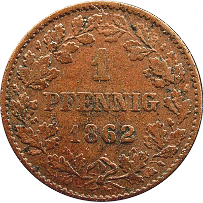 1 Pfennig - Adolph back