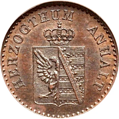 1 Pfennig - Alexander Charles Joint Coinage front