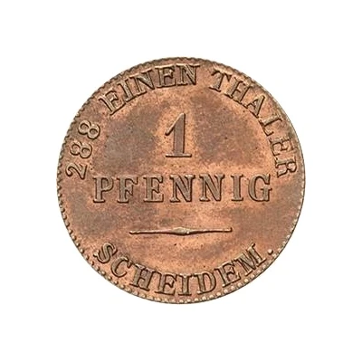 1 Pfennig - Alexander Charles Joint Coinage back