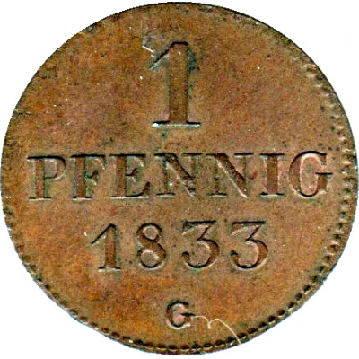 1 Pfennig - Anthony back