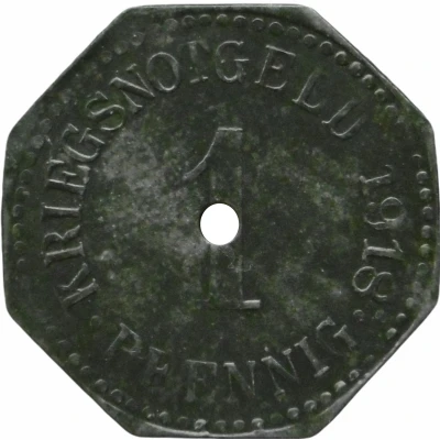 1 Pfennig - Apolda back