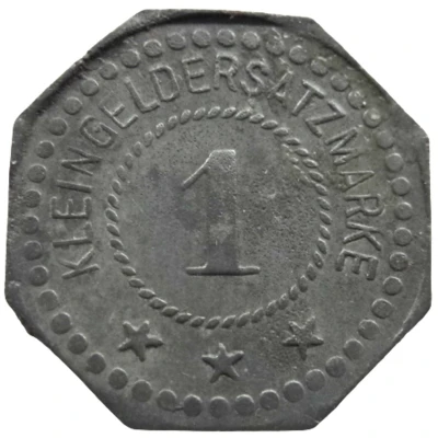 1 Pfennig - Augsburg (Maschinenfabrik Augsburg-Nürnberg) ND back