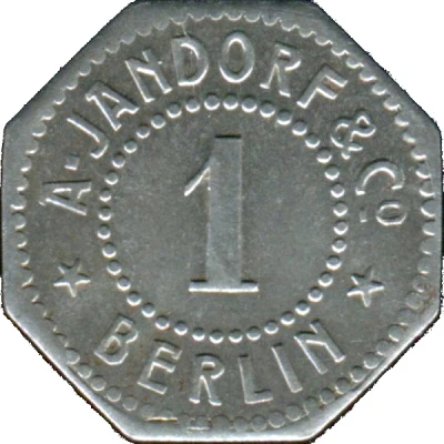 1 Pfennig - Berlin (A. Jandorf and Co.) ND front