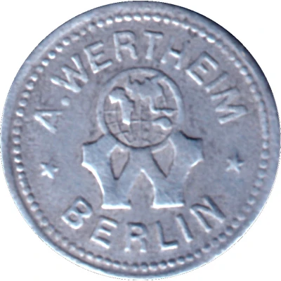 1 Pfennig - Berlin (A. Wertheim) ND front