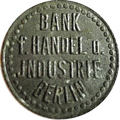 1 Pfennig - Berlin (Bank f. Handel u. Industrie) ND front