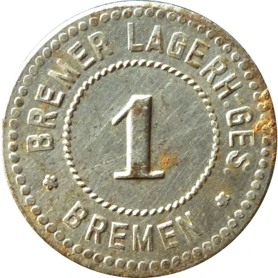 1 Pfennig - Bremen (Bremer Lagerh. Ges.) ND front