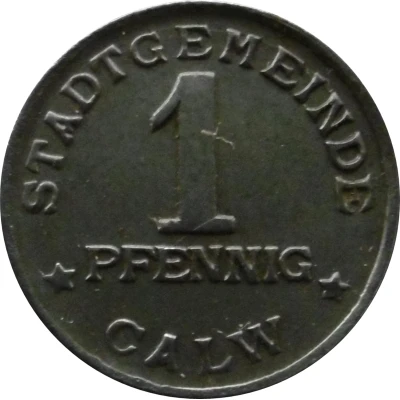 1 Pfennig - Calw front