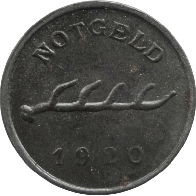 1 Pfennig - Cannstatt back