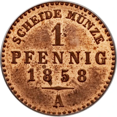 1 Pfennig - Charles Alexander back