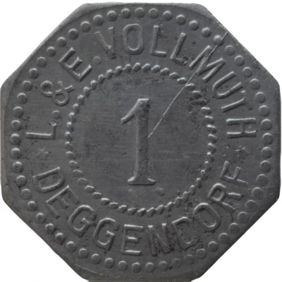 1 Pfennig - Deggendorf (L. and E. Vollmuth) ND front