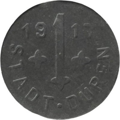 1 Pfennig - Düren back