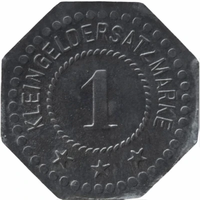 1 Pfennig - Eisenach (August Wallmeyer) ND back