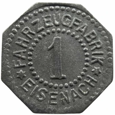 1 Pfennig - Eisenach (Fahrzeugfabrik) ND front