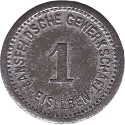 1 Pfennig - Eisleben Mansfeldsche Gewerkschaft back