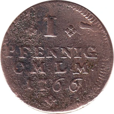 1 Pfennig - Emmerich Joseph of Breidbach-Bürresheim back