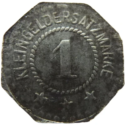 1 Pfennig - Flensburg back