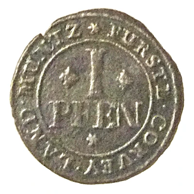 1 Pfennig - Florenz of Welden back