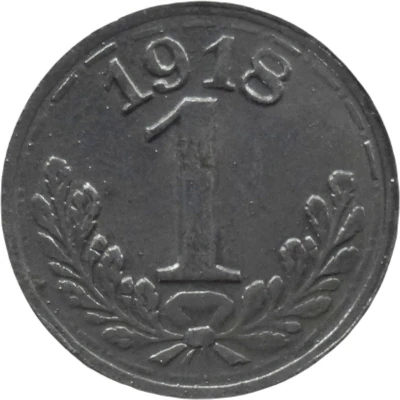 1 Pfennig - Frankenthal back