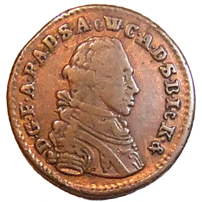 1 Pfennig - Frederick August front