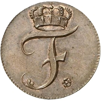 1 Pfennig - Frederick III front