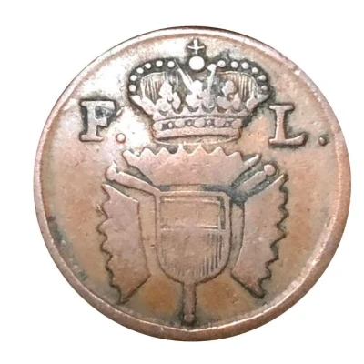 1 Pfennig - Frederick II front