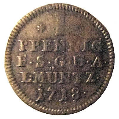 1 Pfennig - Frederick II back