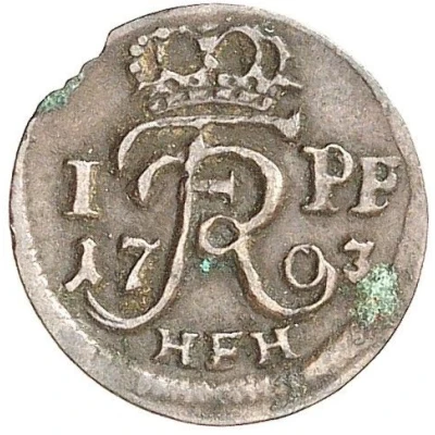 1 Pfennig - Frederick I front