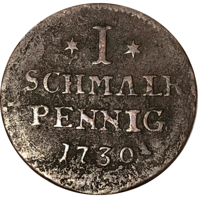 1 Pfennig - Frederick I back