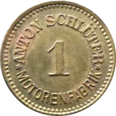 1 Pfennig - Freising (Anton Schlüter Motorenfabrik) ND front