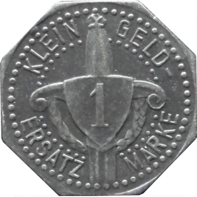 1 Pfennig - Freising-München (Anton Schlüter) ND back