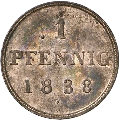 1 Pfennig - George back