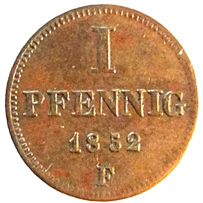 1 Pfennig - George back