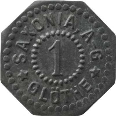 1 Pfennig - Glöthe (Saxonia AG) ND front