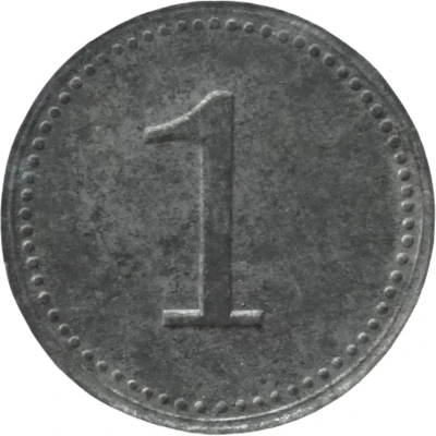 1 Pfennig - Göppingen (F. and R. Fischer Metallwarenfabrik) ND back