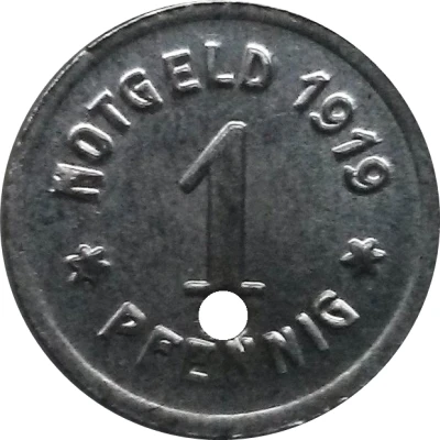 1 Pfennig - Greiffenberg back