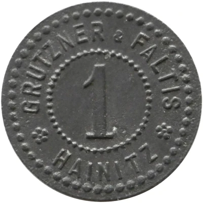 1 Pfennig - Hainitz (Grützner and Faltis) ND front