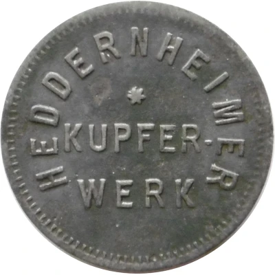 1 Pfennig - Heddernheime (Kupfer Werk) ND front