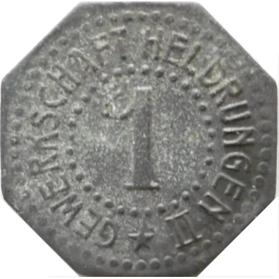 1 Pfennig - Heldrungen (Gewerkschaft Heldrungen II) ND front